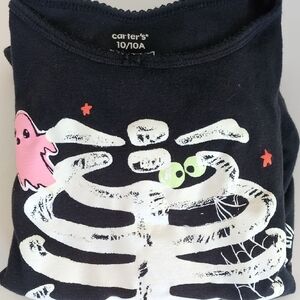 Carter's Black Skeleton Pajama Set